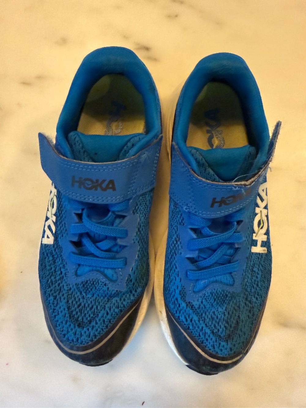 HOKA Rincon 4 Kids Blue Running Sneakers Size 3